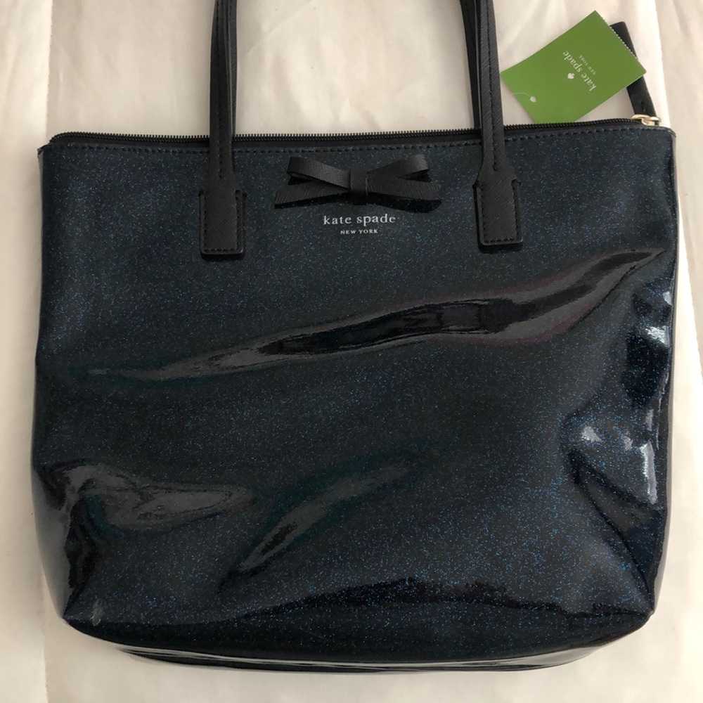 Blue Glitter Kate Spade Bag